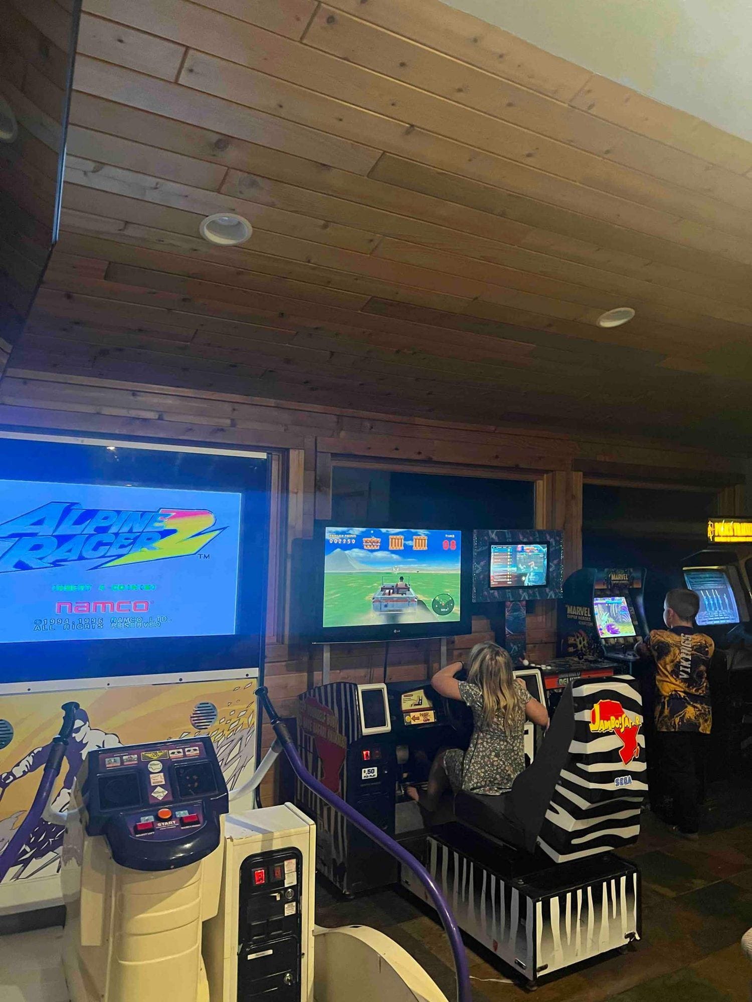 The arcade — thousands of games